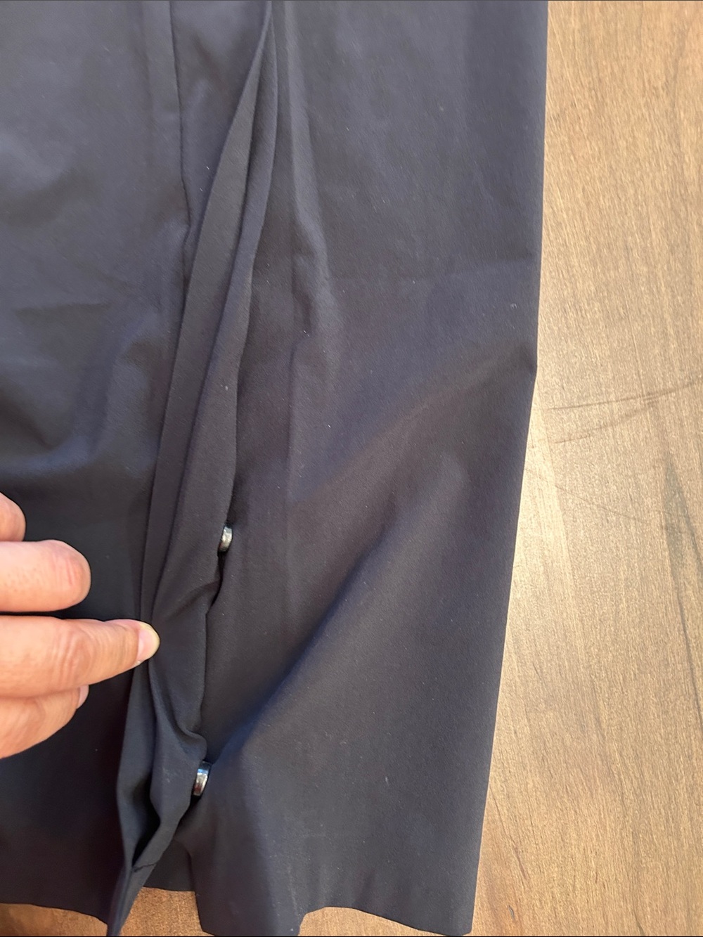 Athleta Black Wide-Leg Performance Trousers - Picture 4 of 6
